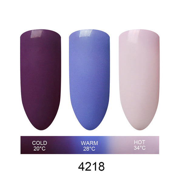 Beau Gel Mood Temperature Color Change UV Gel Polish Varnish Nail Vernis Semi Permanent Polish Chameleon Gradient Gel Gelpolish