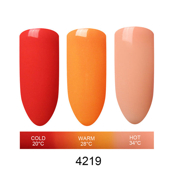 Beau Gel Mood Temperature Color Change UV Gel Polish Varnish Nail Vernis Semi Permanent Polish Chameleon Gradient Gel Gelpolish