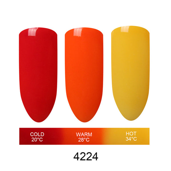 Beau Gel Mood Temperature Color Change UV Gel Polish Varnish Nail Vernis Semi Permanent Polish Chameleon Gradient Gel Gelpolish