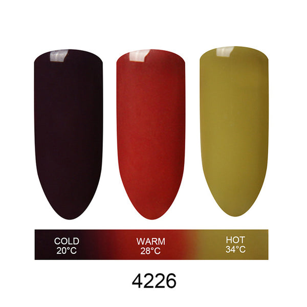 Beau Gel Mood Temperature Color Change UV Gel Polish Varnish Nail Vernis Semi Permanent Polish Chameleon Gradient Gel Gelpolish