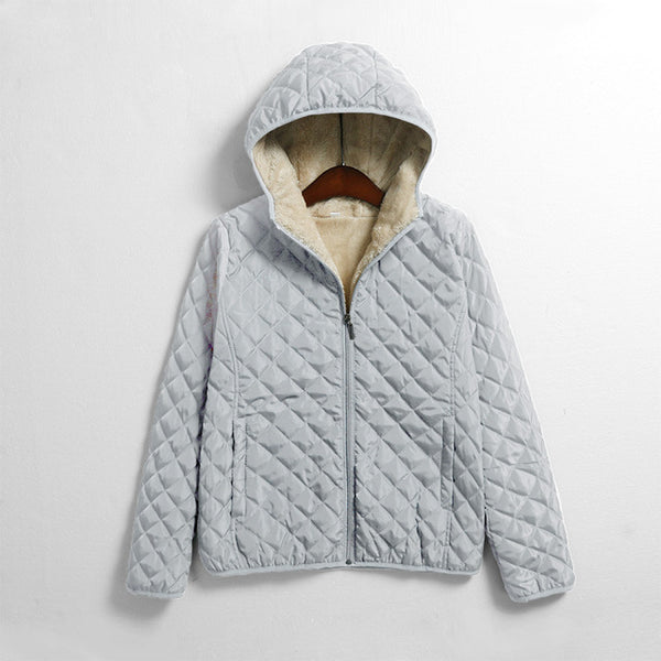 Hooded Fleece Women Winter Jacket 2017 New Arrival Casual Warm Long Sleeve Plus Size Ladies Basic Coat jaqueta feminina