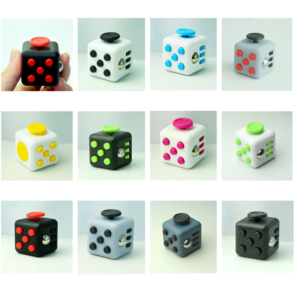 11 Types Fidget Cube Toys A Vinyl Desk Kickstarter Toys For Girl Boys Chrismtas Gifts Fidget Cube Black Green Grey Red Toys Cube