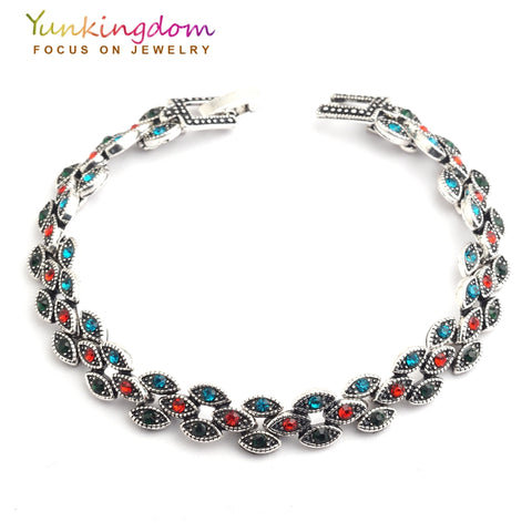Yunkingdom  Hot Sale Bohemian Ethnic Resin Fashion Charms Bracelets Wonderful Jewelry For Women Holiday Gift  YUN0589