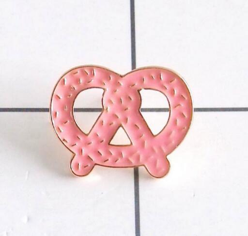 X023 Cartoon Oil Drop Heart Ice Cream Coffee Spoon Brooch Pins Button Pins Girl Jeans Bag Decoration Gift  Bijoux Wholesale