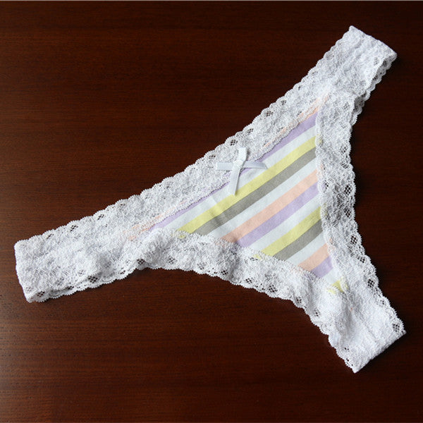 Voplidia Full Cotton Underwear Women 2017 Sexy Panties Thongs And G Strings Female Sexy Lace National T Back Lingerie PM003