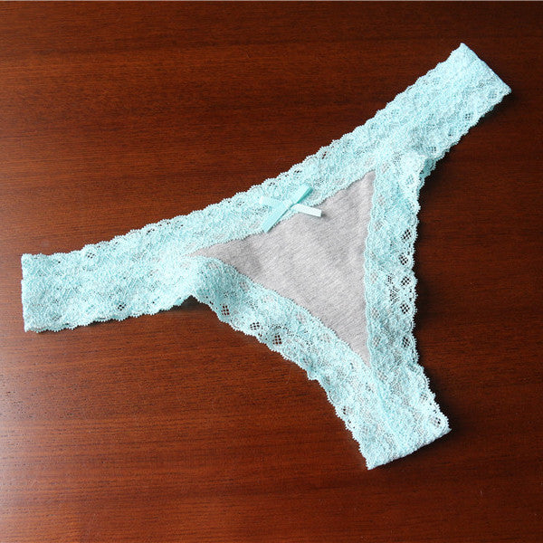 Voplidia Full Cotton Underwear Women 2017 Sexy Panties Thongs And G Strings Female Sexy Lace National T Back Lingerie PM003