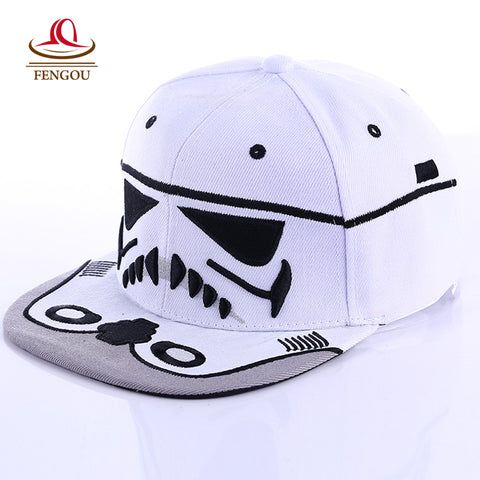 Fashion  Brand Star Wars Snapback Caps Cool Strapback Letter Baseball Cap Bboy Hip-hop Hats For Men Women fitted hats
