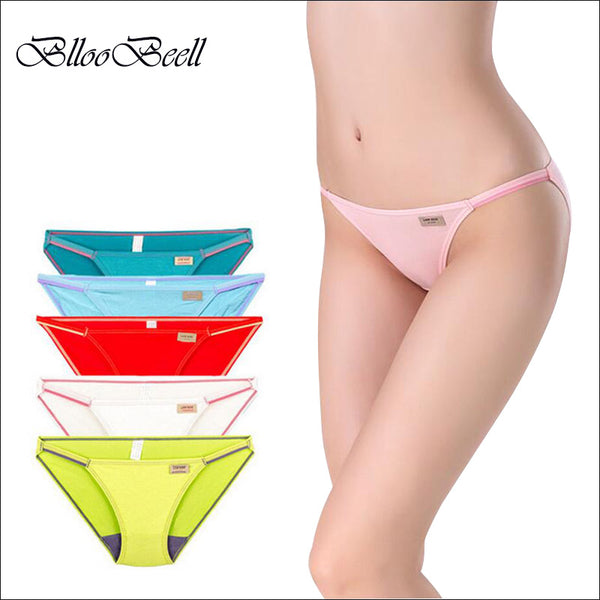 BllooBeell  Sexy Women's Underwear Panties Seamless Modal Tanga Super Low Rise Thong Lingerie Lady Women's Briefs Girl Thong