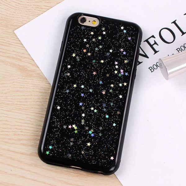 Soft TPU Case For Apple iPhone 7 Plus Case Bling Star Silicone Phone Back Cover Cases for iPhone 6 6s Plus SE 5 5S Clear Fundas