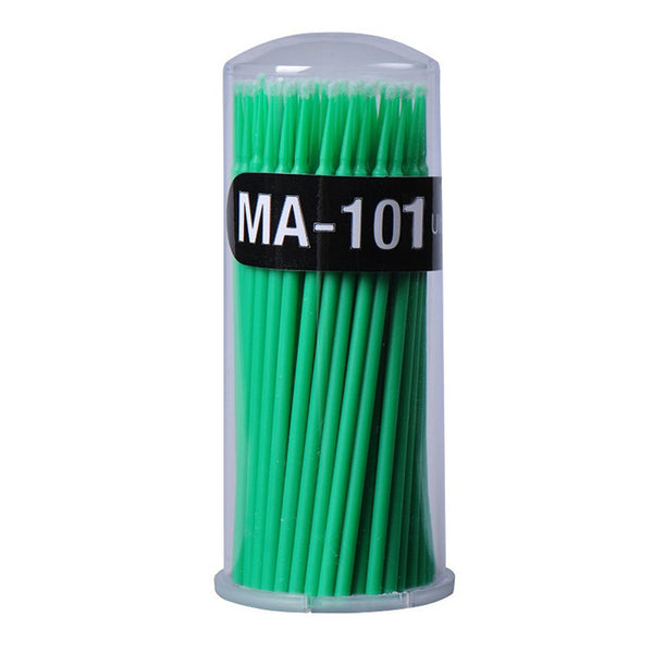100pcs/lot Micro Durable Disposable Eyelash Extension Individual Applicators Mascara Brush For Women eyelash glue cleaning stick