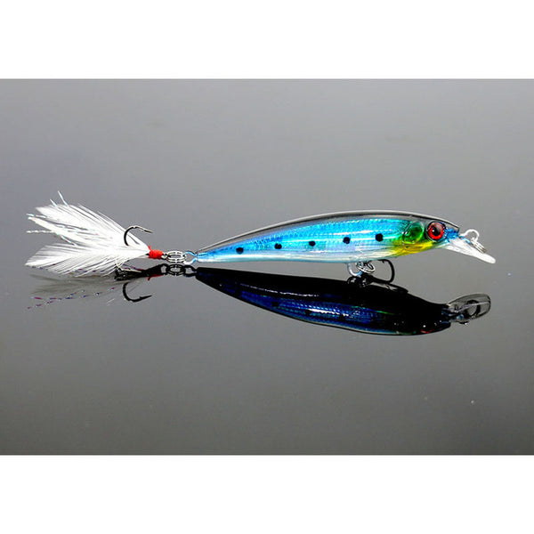 1PCS Minnow Fishing lures 10 colors fishing wobblers 9cm 8g jig swimbait fishing tackle fishing lure free shipping YE-210