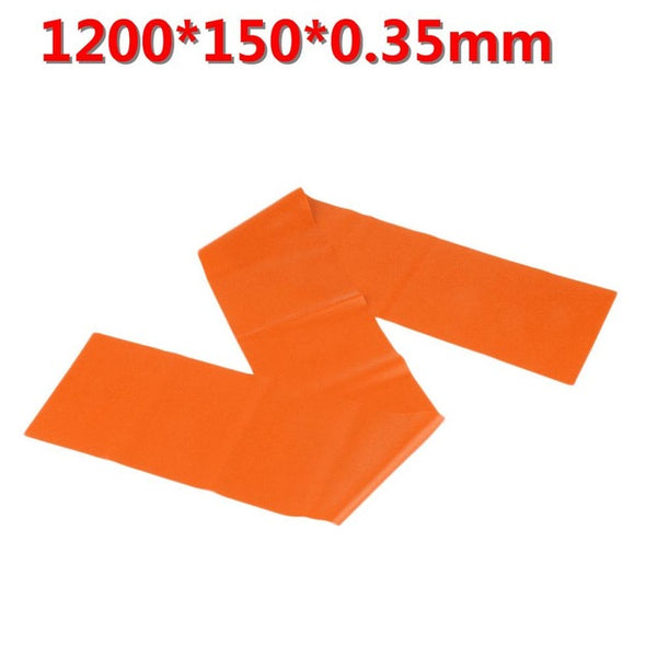 1.2M Fitness Equipment Elastic Exercise Resistance Bands Workout For Yoga all the same thickness 0.35MM free shipping