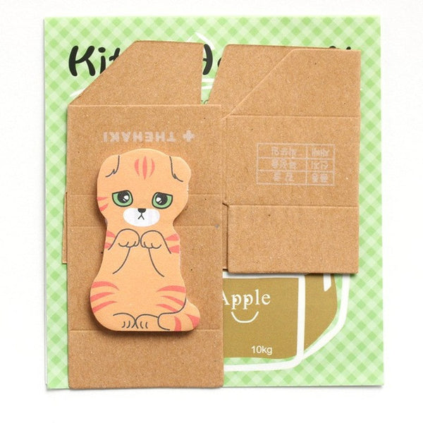 3D Cartoon Kawaii Scrapbooking Cat Dog Box Stickers Cute Korean Stationery Sticky Notes Office School Supplies Post It Memo Pad