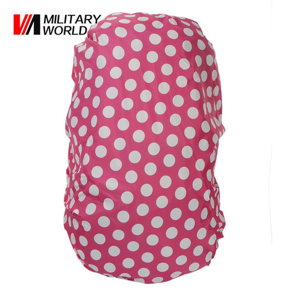 Military World Nylon Rain Bag Waterproof Backpack Bag Dust Rain Cover For Camping Hiking Cycling Luggage Pouch Cover Case Tool