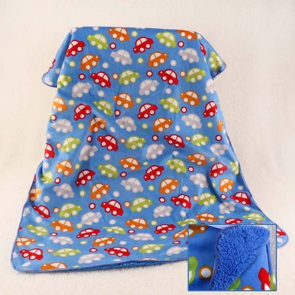 High Quality Plush Coral Fleece Baby Blanket Newborn Swaddle Wrap Super Soft Baby Receiving Blanket Warm Cobertor Baby Bedding