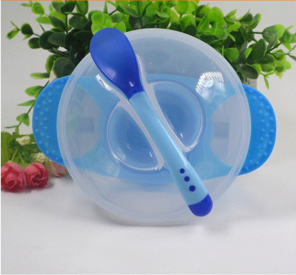 Mambobaby Baby Feeding Food Toddler Newborn Tableware Learning Dishes Baby Food Dinnerware Training Bowl With Spoon For Kids