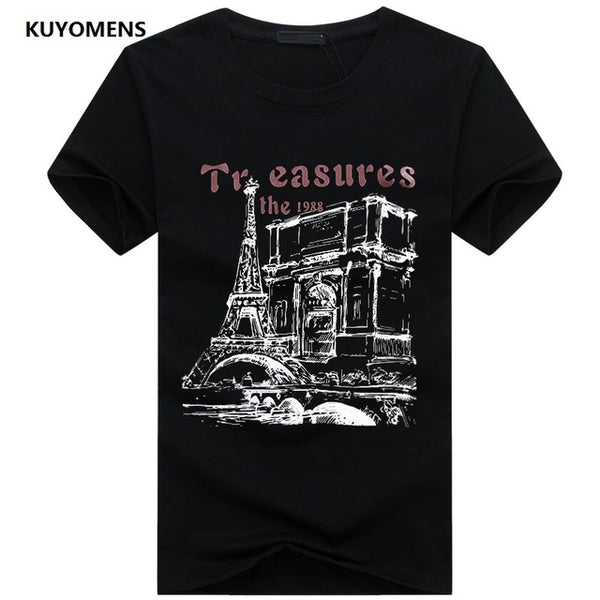 KUYOMENS Men t-shirt Plus Size Tee Shirt Homme Summer Short Sleeve Casual Men's T Shirts Male TShirts Camiseta 3D T shirt Homme