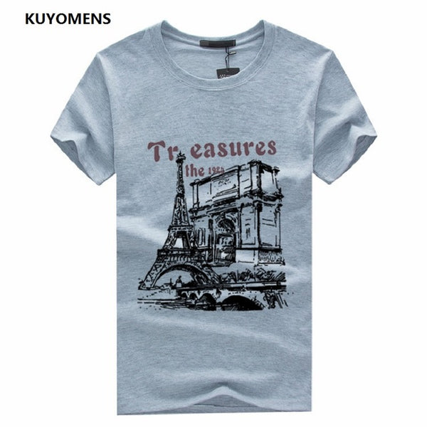 KUYOMENS Men t-shirt Plus Size Tee Shirt Homme Summer Short Sleeve Casual Men's T Shirts Male TShirts Camiseta 3D T shirt Homme