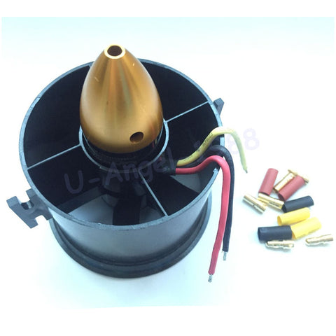 70mm Duct Fan + 3000KV Brushless Motor for lipo RC Jet+Free shipping