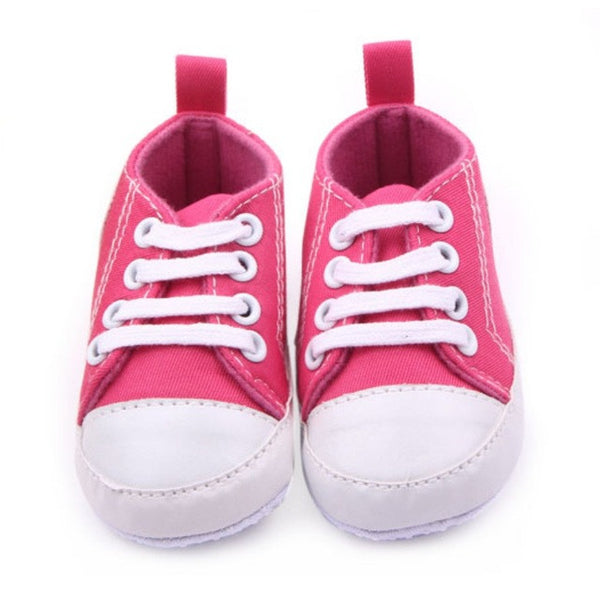 New Soft Infant Newborn Baby Boy Girl Kid Soft Sole Shoes Sneaker Newborn 0-12Months