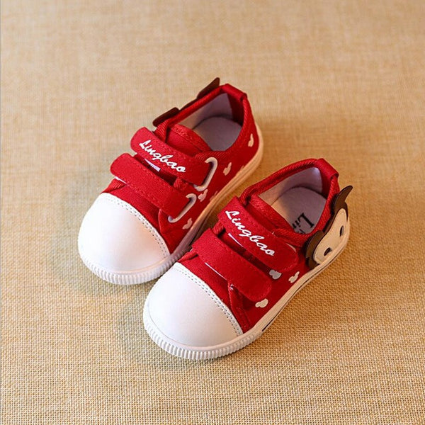 KKABBYII Boy's Girls Canvas Shoes Autumn Winter Toddler Children's Fashion Leisure Cute Soft Boots Kids For Girls Sneakers