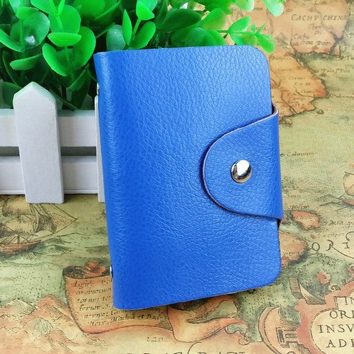 Tracking service 100% Genuine leather card holder , Wholesale card case wallet cc05