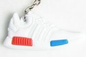 Mini Silicone NMD Keychain Bag Charm Woman Men Kids Key Ring Gifts Sneaker Key Holder Pendant Accessories Jordan Shoes Key Chain
