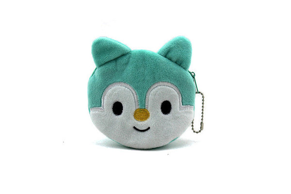 YIYOHI Hot On Sale Kawaii Cartoon Panda/Squirrel Children Plush Coin Bag  Purse Zip Change Purse Wallet Kids Girl Women For Gift