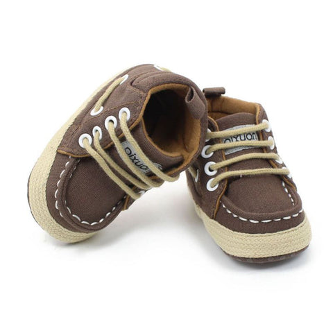 Toddler First Walkers Cotton Canvas Shoes Infant Sneaker Soft Bottom Baby Bebe Crib High-Top Moccasins Shoes