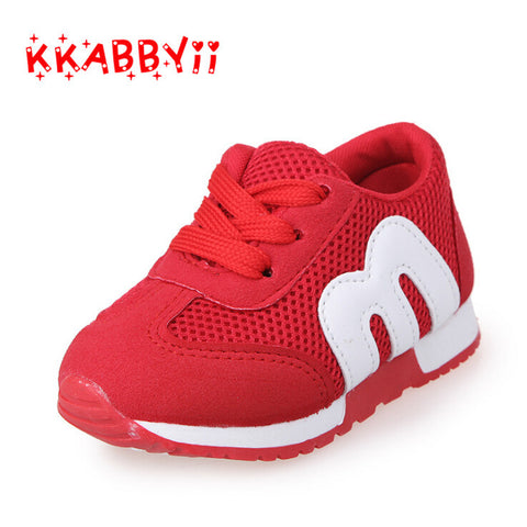 KKABBYII New Brand baby kids comfortable sneakers boy girl Children's sports shoes breathable mesh shoes sandals