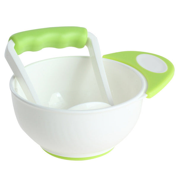 Special Counter Bowl Rod Set Manual Grinding Baby Feeding Food Fruit Cooking Tools Kids Fruit Food Grinding Tools