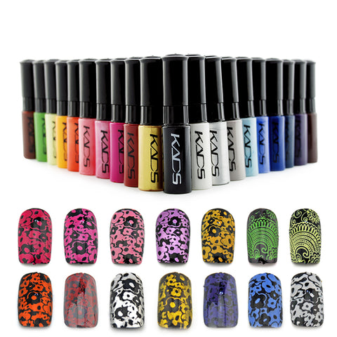 Stamp Polish 1 Bottle/LOT Nail Polish & Stamp Polish Nail Art 31 Color Optional Stamping Nail Lacquer Varnish  for Nail Art