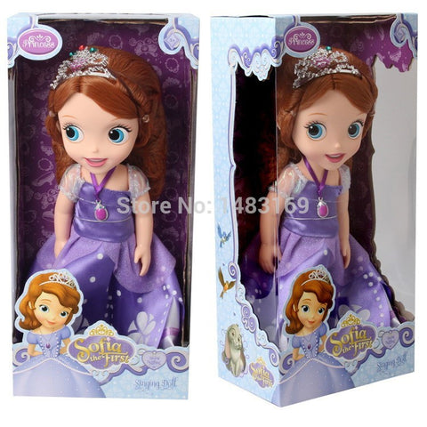 2016 Hot Now fashion Original edition Sofia the First princess doll VINYL toy boneca accessories Doll For Kids Best Gift