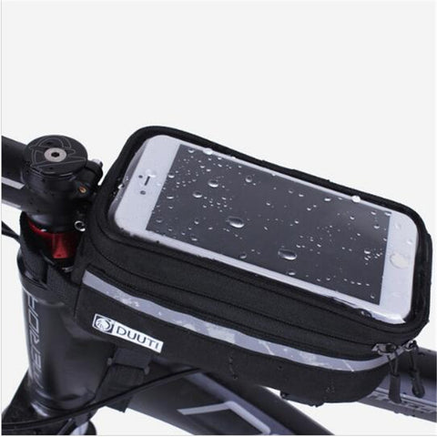 Waterproof/Reflective 3.5''-5.7'' panniers Frame Front Tube Cycling Bicycle Bag MTB Bike TPU Touch Screen phone cases bike