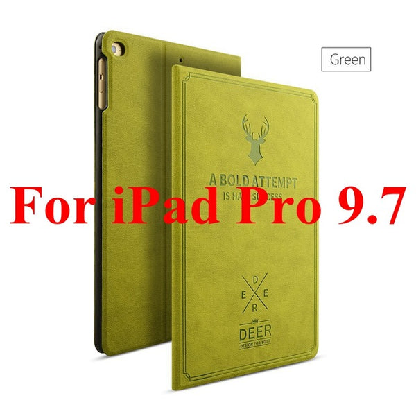 FLOVEME Smart Wake Leather Case For iPad Pro 9.7 for iPad Air 1 2 Luxury Cover Flip Stand Protective Case For iPad Pro Air 12