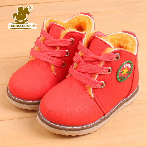 Explosion models fashion boots classic children's autumn winter shoes kid's warm snow boots for boys girls size 21-30