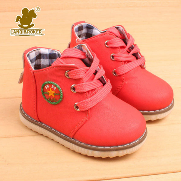 Explosion models fashion boots classic children's autumn winter shoes kid's warm snow boots for boys girls size 21-30