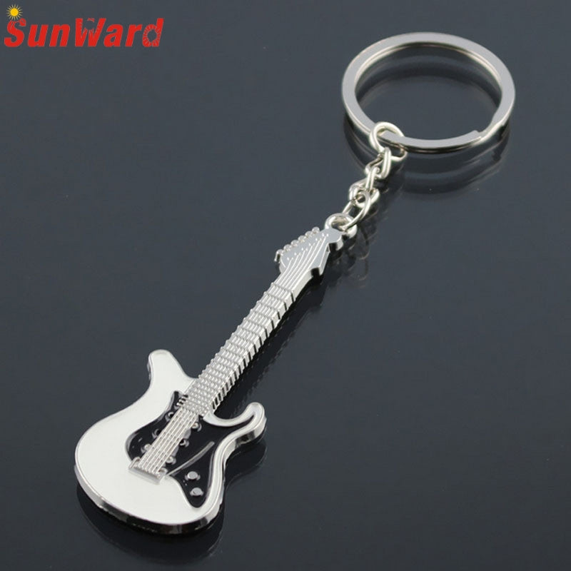 New Fashion Guitar Keychain For Bag Handbag Key Ring Car Key Pendant Amazing Aug Hot Selling