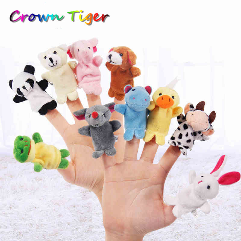 kids Cartoon Animal Finger Puppet  Finger Toy Finger Doll  Baby Dolls Toys infant Animal Doll Party Supplies developmental toys