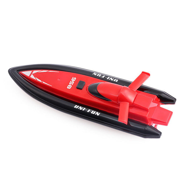 New RC Boat Outdoor Children Toys Radio Control RC 2 Channels Waterproof Mini Electric Boats Speed Boat Airship HUANQI 958A