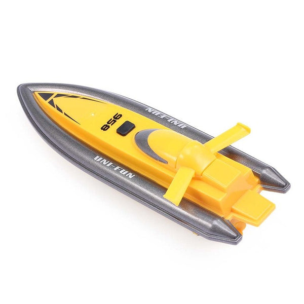 New RC Boat Outdoor Children Toys Radio Control RC 2 Channels Waterproof Mini Electric Boats Speed Boat Airship HUANQI 958A