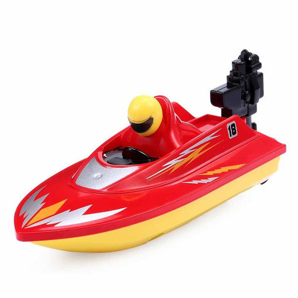 New RC Boat Outdoor Children Toys Radio Control RC 2 Channels Waterproof Mini Electric Boats Speed Boat Airship HUANQI 958A