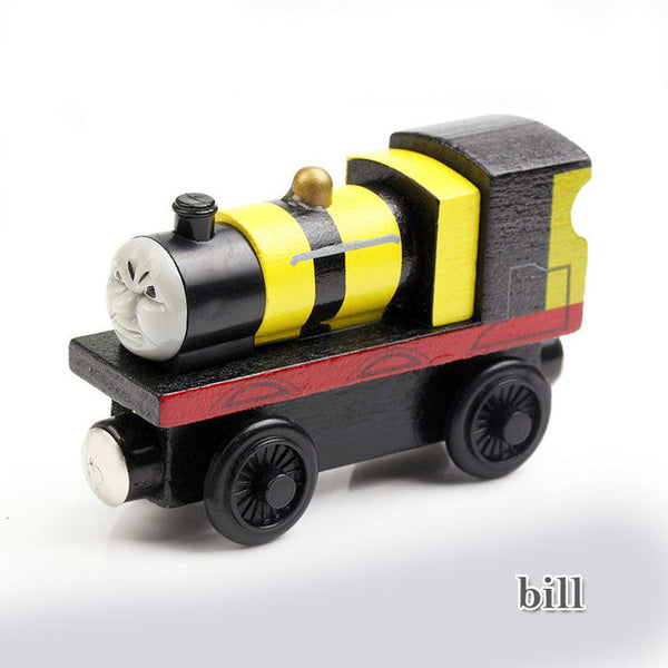 wooden toys thomas train Magnetic thomas and friends Wooden Model Train for baby children Kids 6 Colors