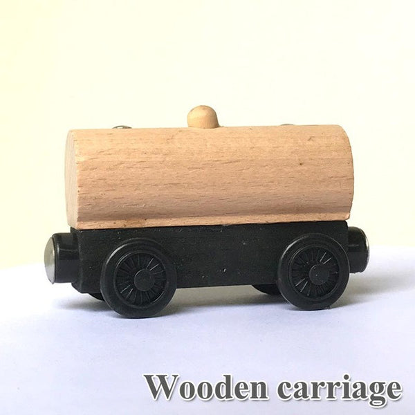 wooden toys thomas train Magnetic thomas and friends Wooden Model Train for baby children Kids 6 Colors