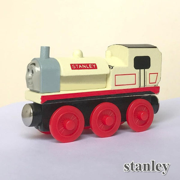 wooden toys thomas train Magnetic thomas and friends Wooden Model Train for baby children Kids 6 Colors