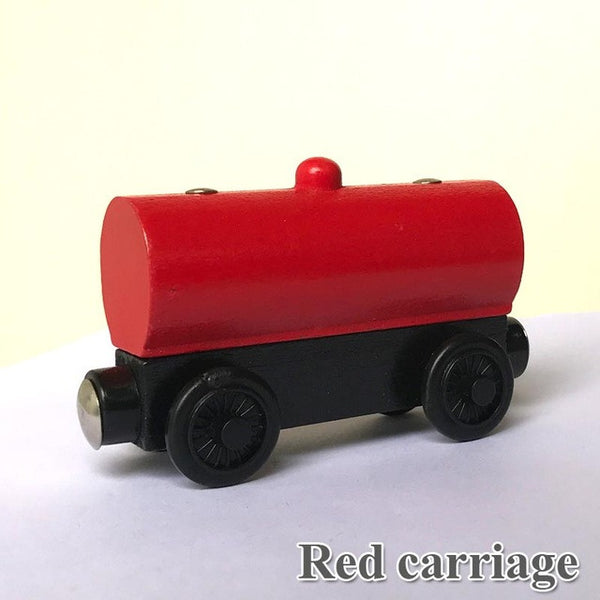 wooden toys thomas train Magnetic thomas and friends Wooden Model Train for baby children Kids 6 Colors