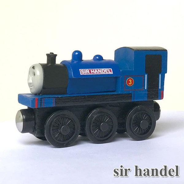 wooden toys thomas train Magnetic thomas and friends Wooden Model Train for baby children Kids 6 Colors