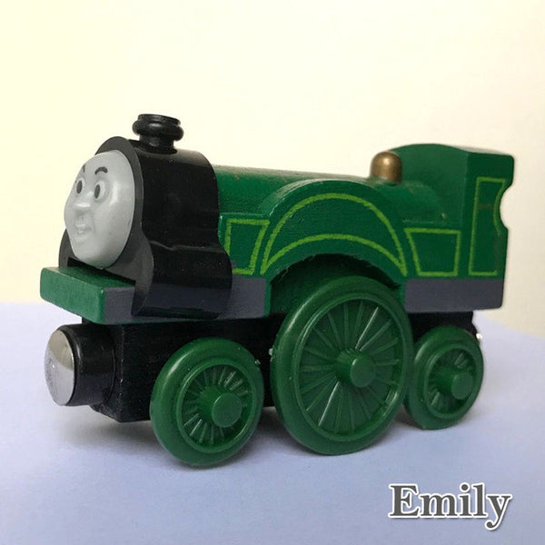 wooden toys thomas train Magnetic thomas and friends Wooden Model Train for baby children Kids 6 Colors