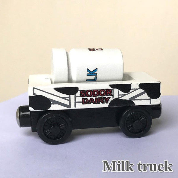 wooden toys thomas train Magnetic thomas and friends Wooden Model Train for baby children Kids 6 Colors