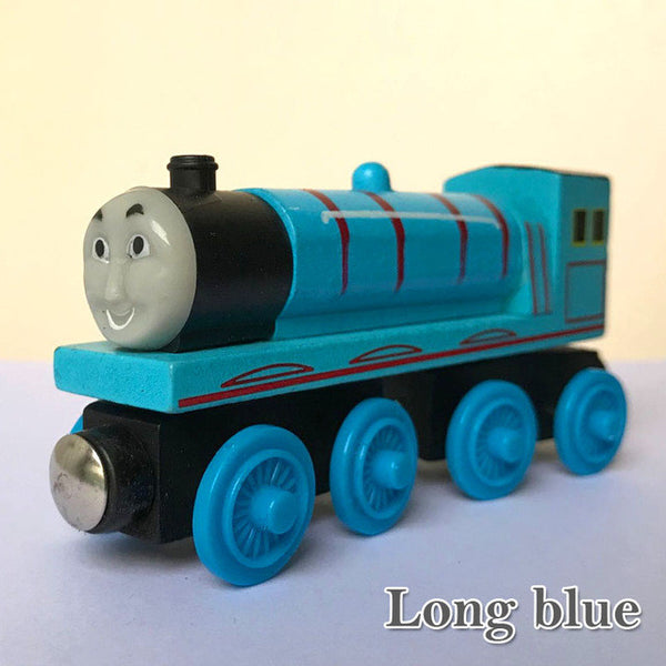wooden toys thomas train Magnetic thomas and friends Wooden Model Train for baby children Kids 6 Colors